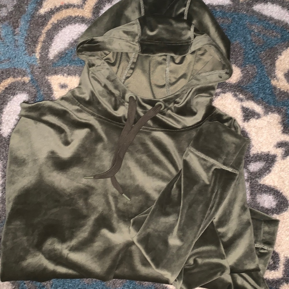 Philosophy velvet hoodie.